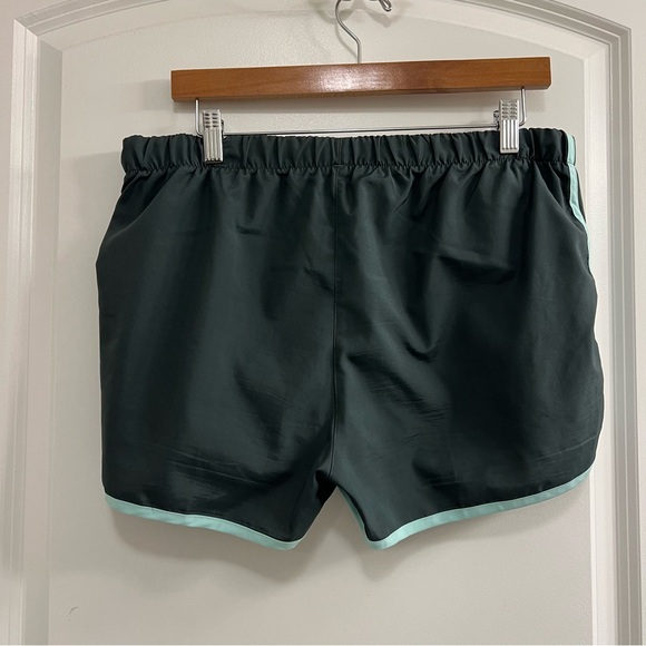 Adidas Climalite Womens 3” Athletic Running Shorts Lined Gray Mint Size Large - Picture 2 of 5